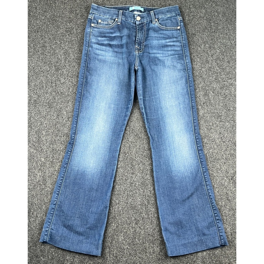 7 For All Mankind b(air) Kimmie Bootcut Jeans Womens 30 Medium Wash Blue Denim